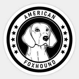 American Foxhound Fan Gift Sticker